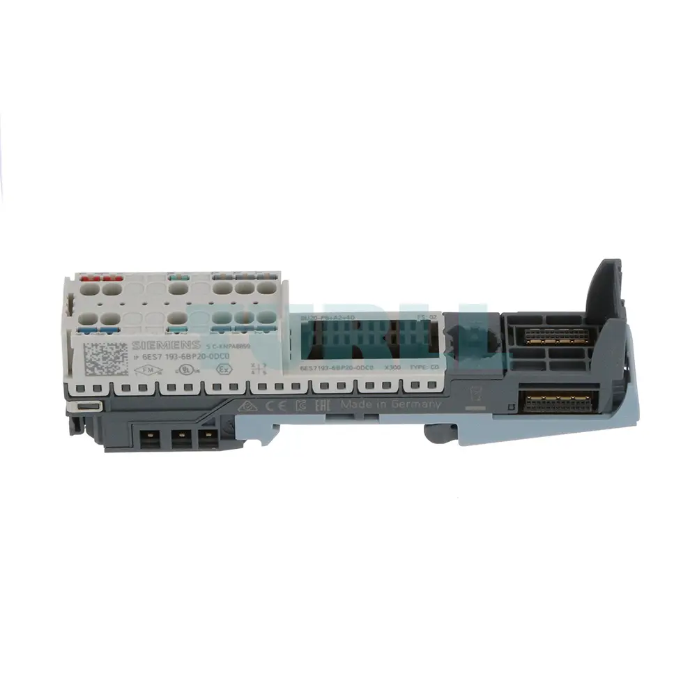 6ES7193-6BP20-0DC0 Siemens SIMATIC ET 200SP BaseUnit Original Brand New 4 6ES7193-6BP20-0DC0 Siemens SIMATIC ET 200SP BaseUnit