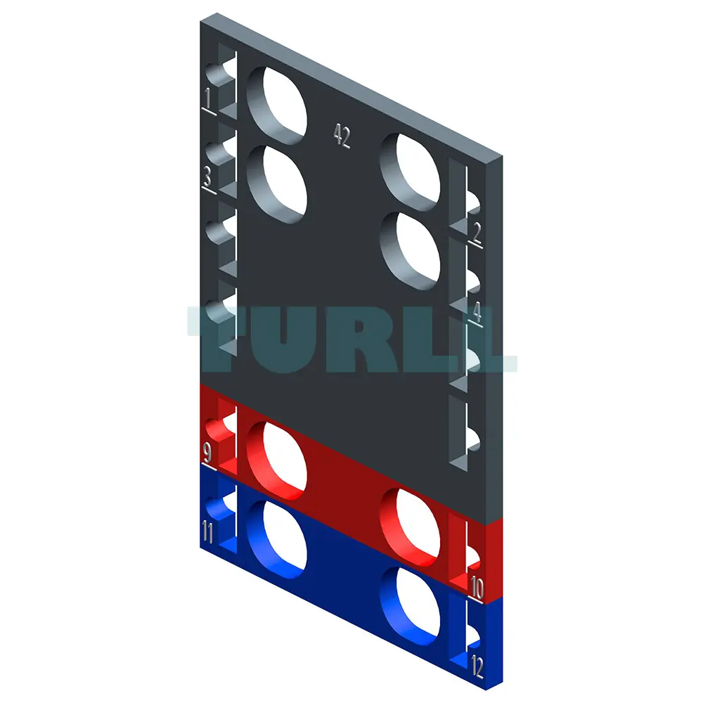 6ES7193-6CP42-2MB0 Siemens color coded labels ET200SP