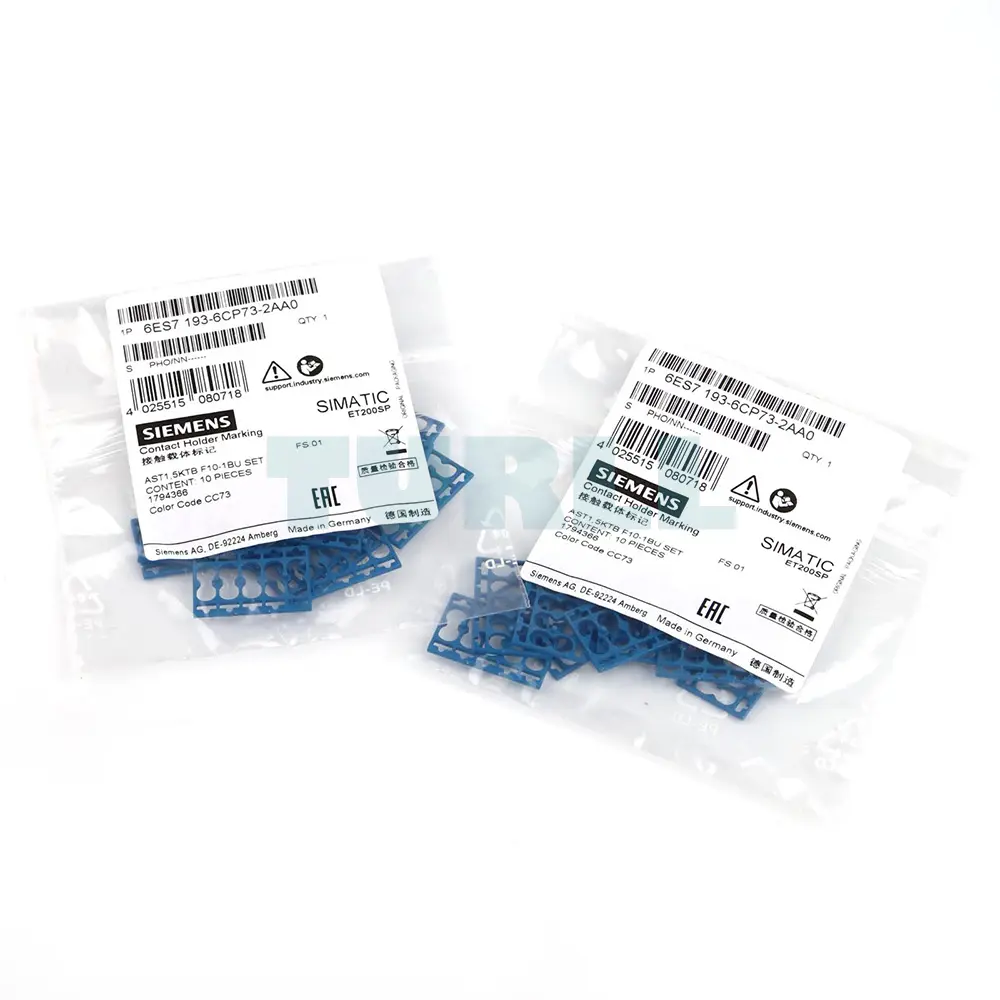 6ES7193-6CP73-2AA0 Siemens SIMATIC ET 200SP Color-Coded Labels Original Brand New 3 6ES7193-6CP73-2AA0 Siemens SIMATIC ET 200SP Color-Coded Labels