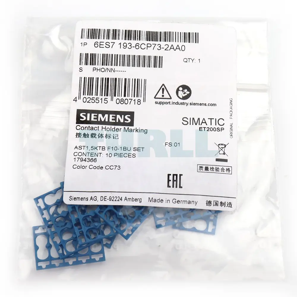 6ES7193-6CP73-2AA0 Siemens SIMATIC ET 200SP Color-Coded Labels Original Brand New 2 6ES7193-6CP73-2AA0 Siemens SIMATIC ET 200SP Color-Coded Labels