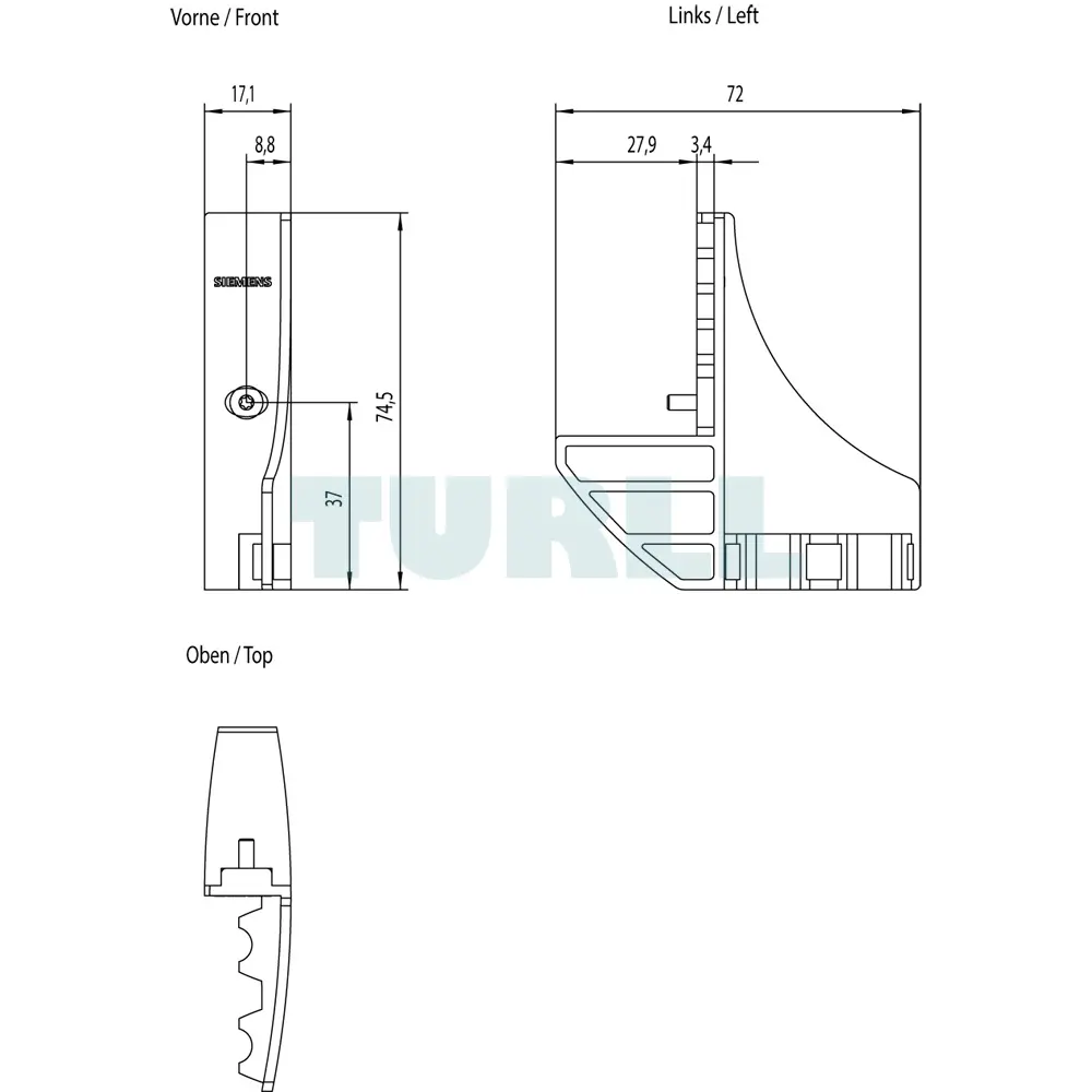 6ES7193-6RA00-1AN0 SIEMENS Exclusive SIMATIC Cable Grip Original Brand New 2 6ES7193-6RA00-1AN0 SIEMENS SIMATIC Cable Grip