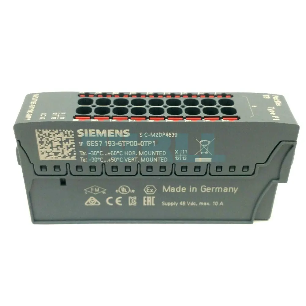 6ES7193-6TP00-0TP1 Siemens SIMATIC ET 200SP Potential Distributor Module Original Brand New 3 6ES7193-6TP00-0TP1 Siemens SIMATIC ET 200SP Potential Distributor Module