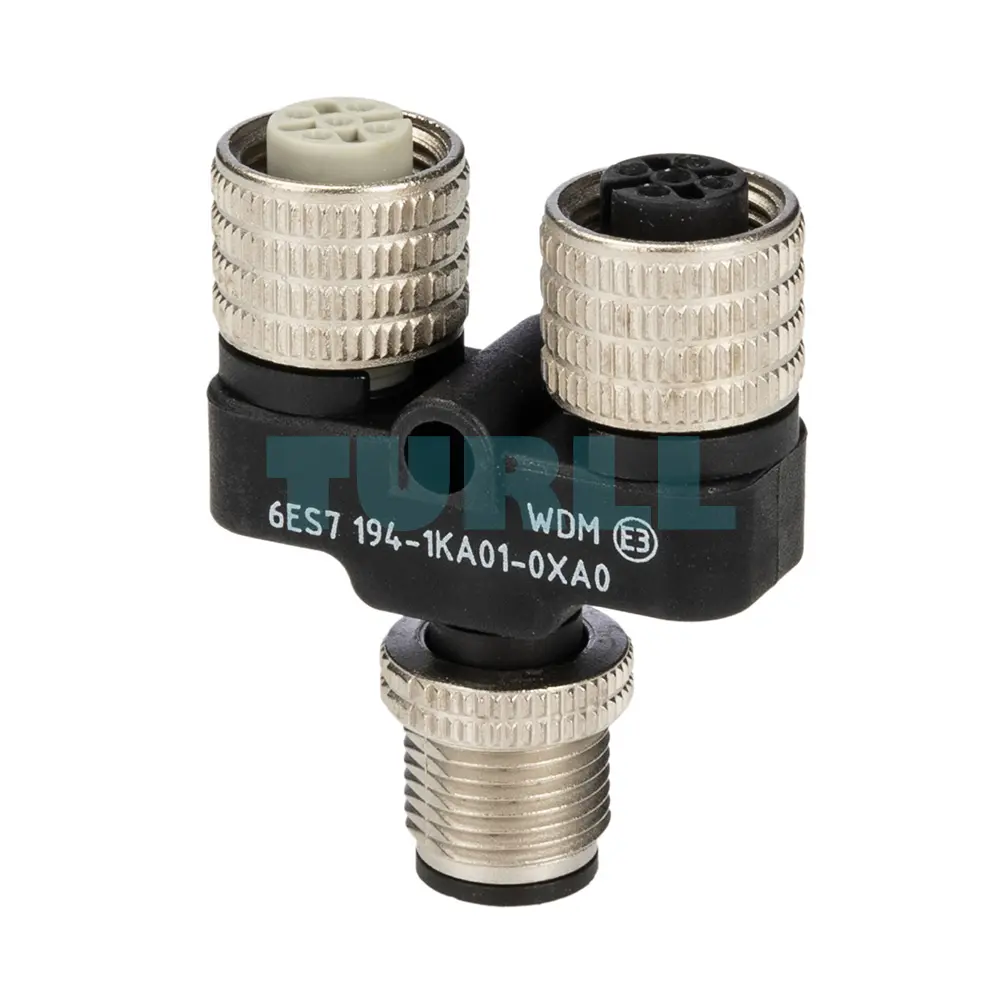 6ES7194-1KA01-0XA0 Siemens Y connector ET200 M12