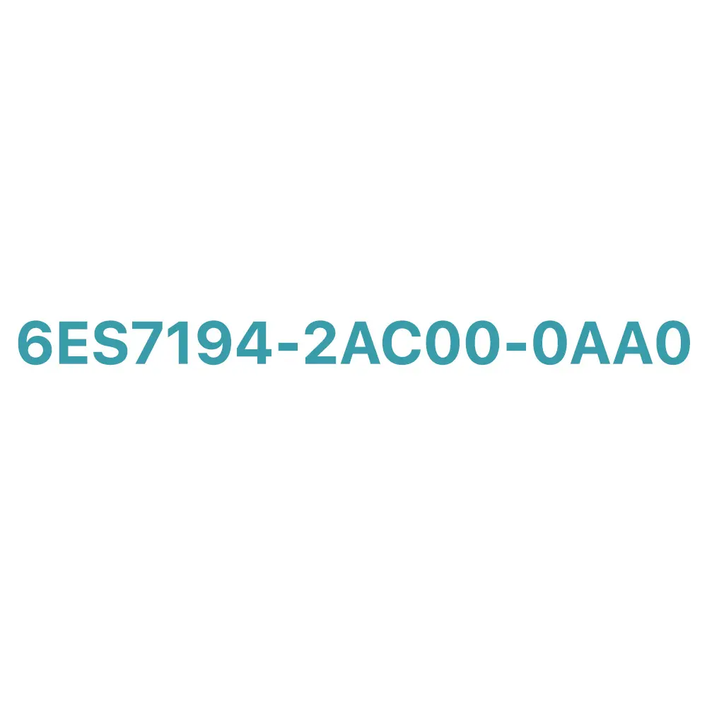 6ES7194-2AC00-0AA0 SIEMENS Exclusive M8 Power Connector Original Brand New 4 6ES7194-2AC00-0AA0 Siemens M8 power connector socket 4 pole