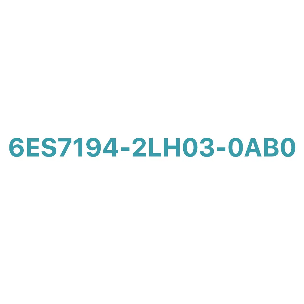 6ES7194-2LH03-0AB0 SIEMENS Exclusive Bus Cable Angled M8 Original Brand New 3 6ES7194-2LH03-0AB0 Siemens angled M8 bus cable 0.3m