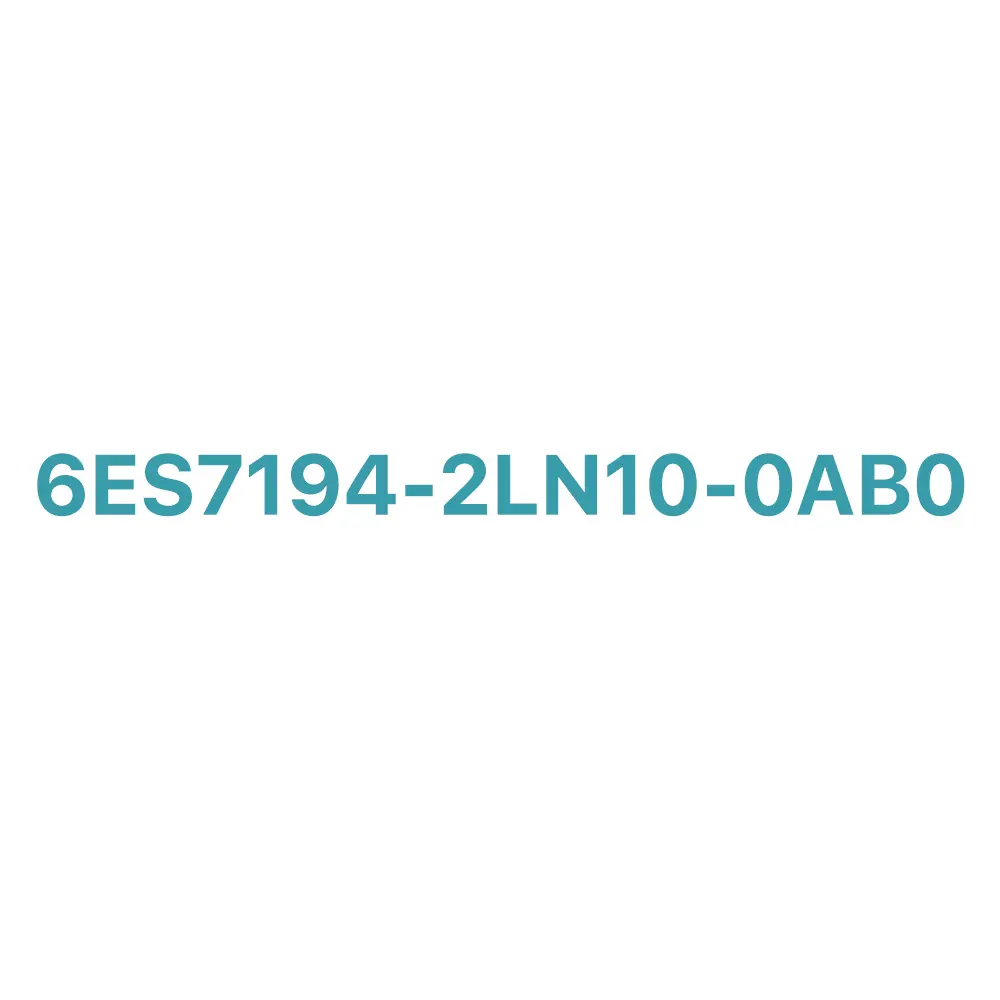 6ES7194-2LN10-0AB0 SIEMENS Exclusive Angled Bus Cable Original Brand New 2 6ES7194-2LN10-0AB0 Siemens angled M8 bus cable 10m