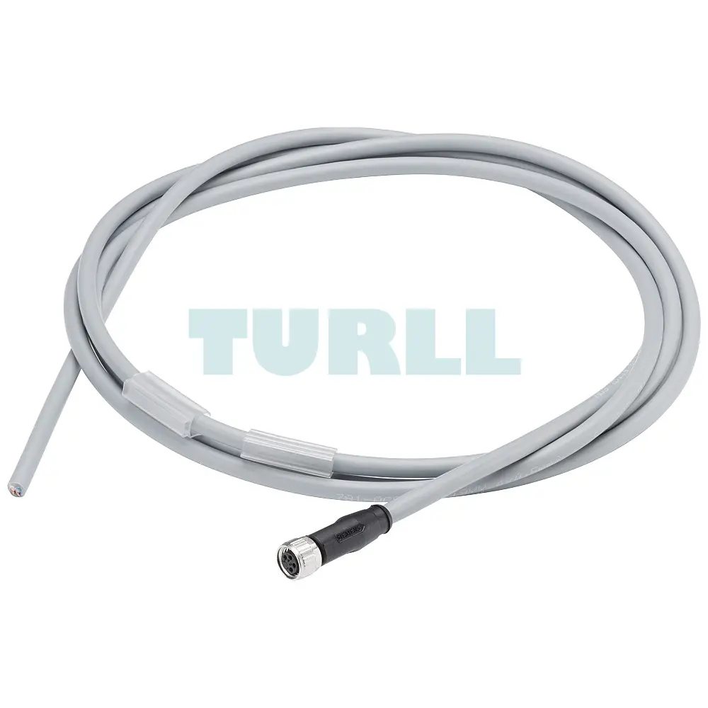 6ES7194-2LN10-1AC0 SIEMENS Exclusive Single-Sided Power Cable Original Brand New 1 6ES7194-2LN10-1AC0 Siemens single-sided M8 power cable 10m