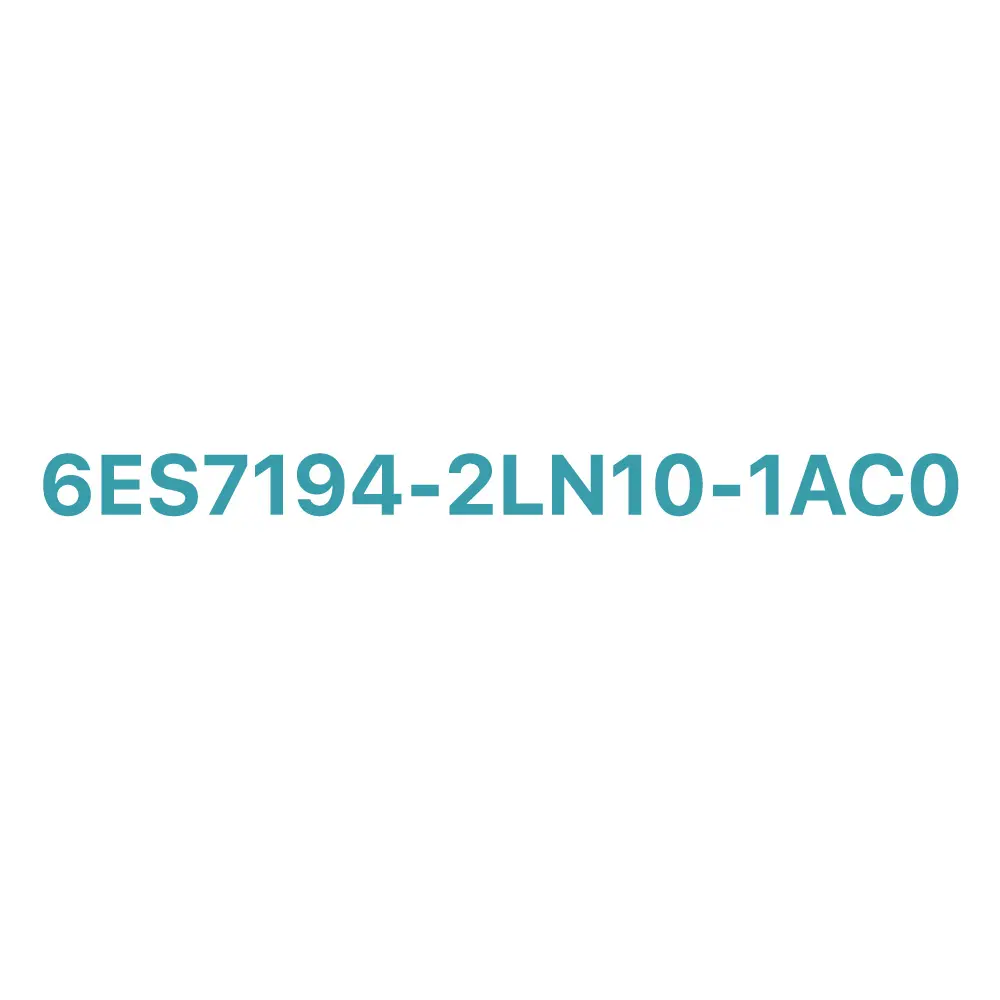 6ES7194-2LN10-1AC0 SIEMENS Exclusive Single-Sided Power Cable Original Brand New 2 6ES7194-2LN10-1AC0 Siemens single-sided M8 power cable 10m