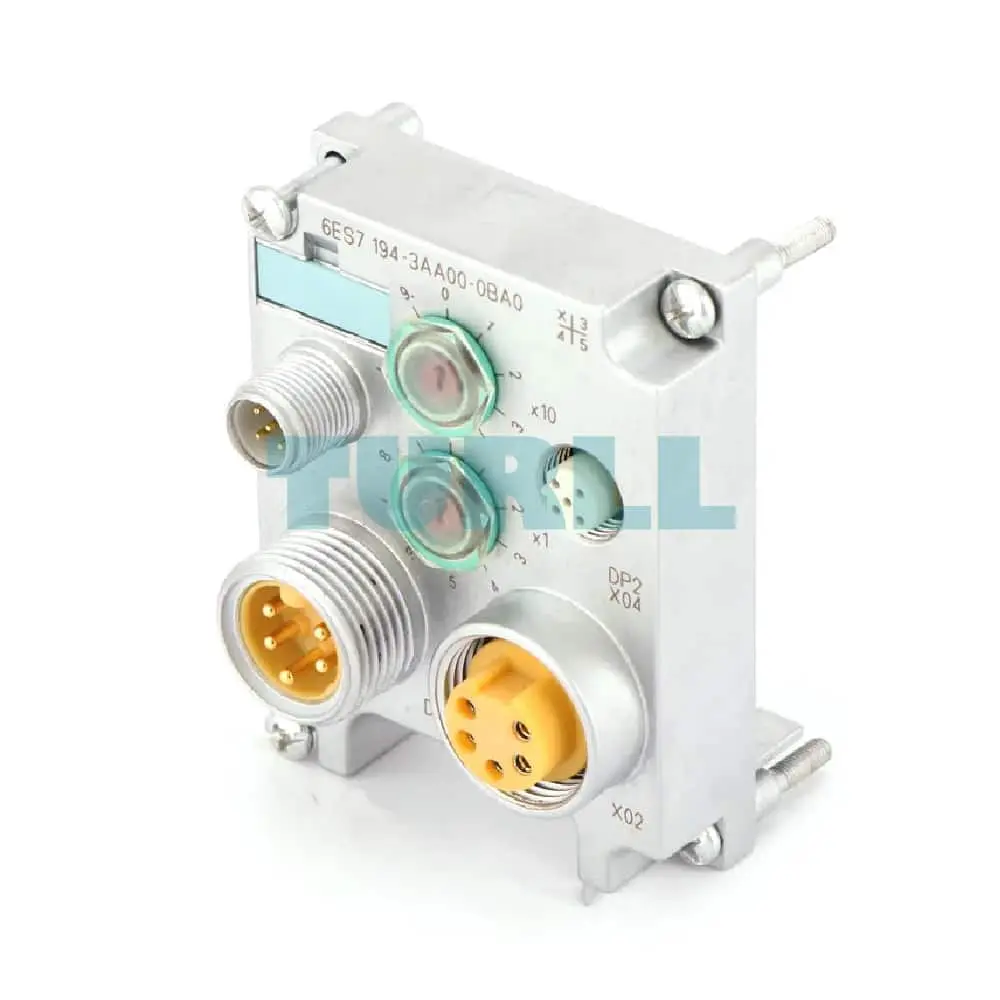 6ES7194-3AA00-0BA0 Siemens SIMATIC DP Connection Block M12 Original Brand New 6 6ES7194-3AA00-0BA0 Siemens SIMATIC DP Connection Block M12