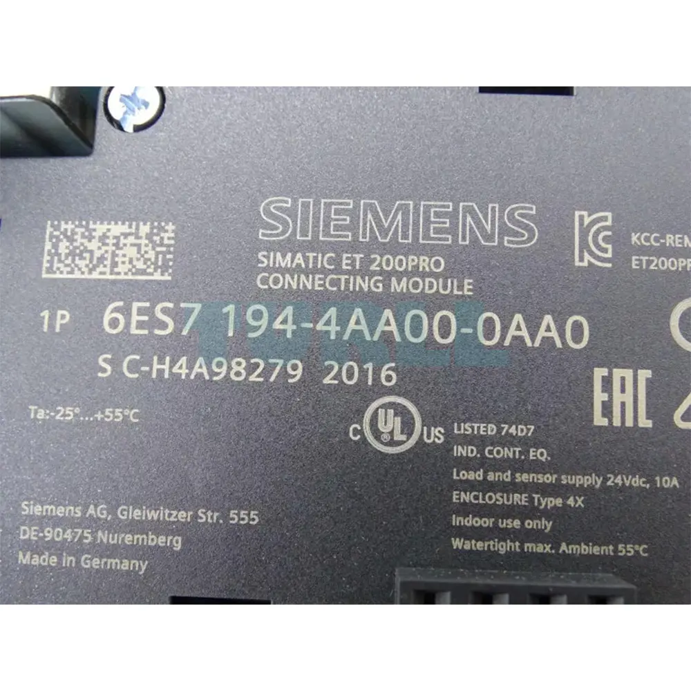 6ES7194-4AA00-0AA0 Siemens SIMATIC DP Connection Module Original Brand New 4 6ES7194-4AA00-0AA0 Siemens SIMATIC DP Connection Module