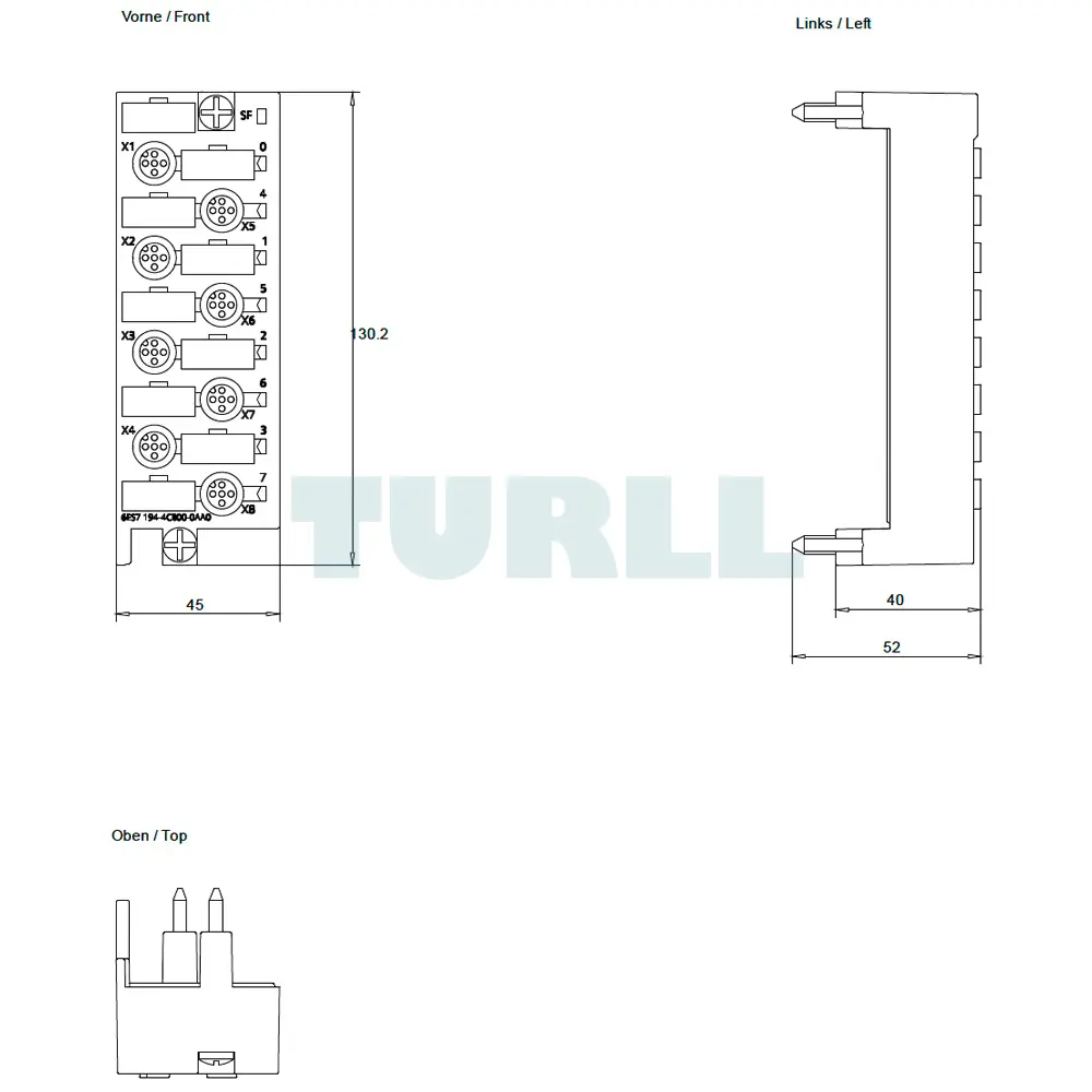 6ES7194-4CB00-0AA0 Siemens SIMATIC DP Connection Module Original Brand New 5 6ES7194-4CB00-0AA0 Siemens SIMATIC DP Connection Module