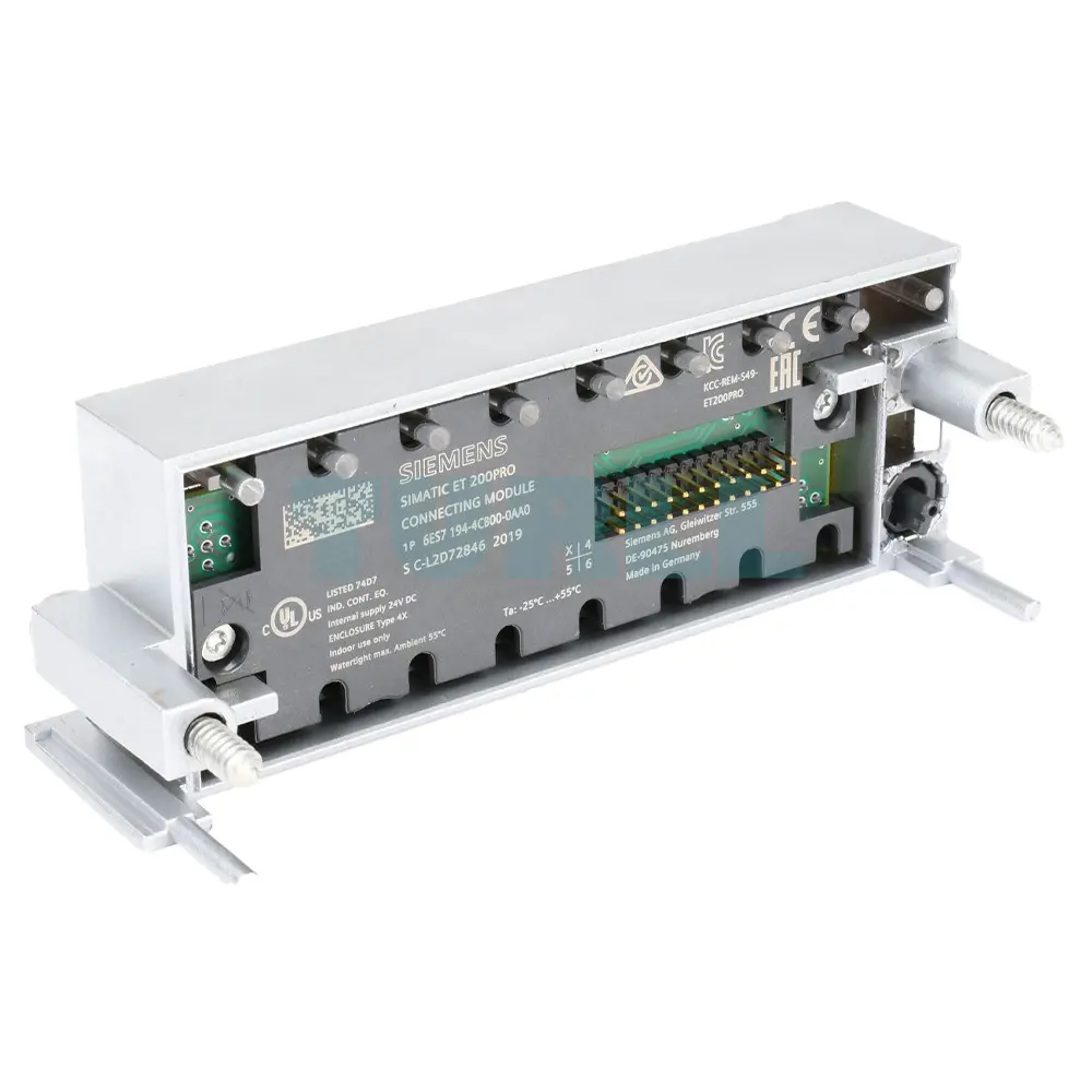 6ES7194-4CB00-0AA0 Siemens SIMATIC DP Connection Module Original Brand New 3 6ES7194-4CB00-0AA0 Siemens SIMATIC DP Connection Module