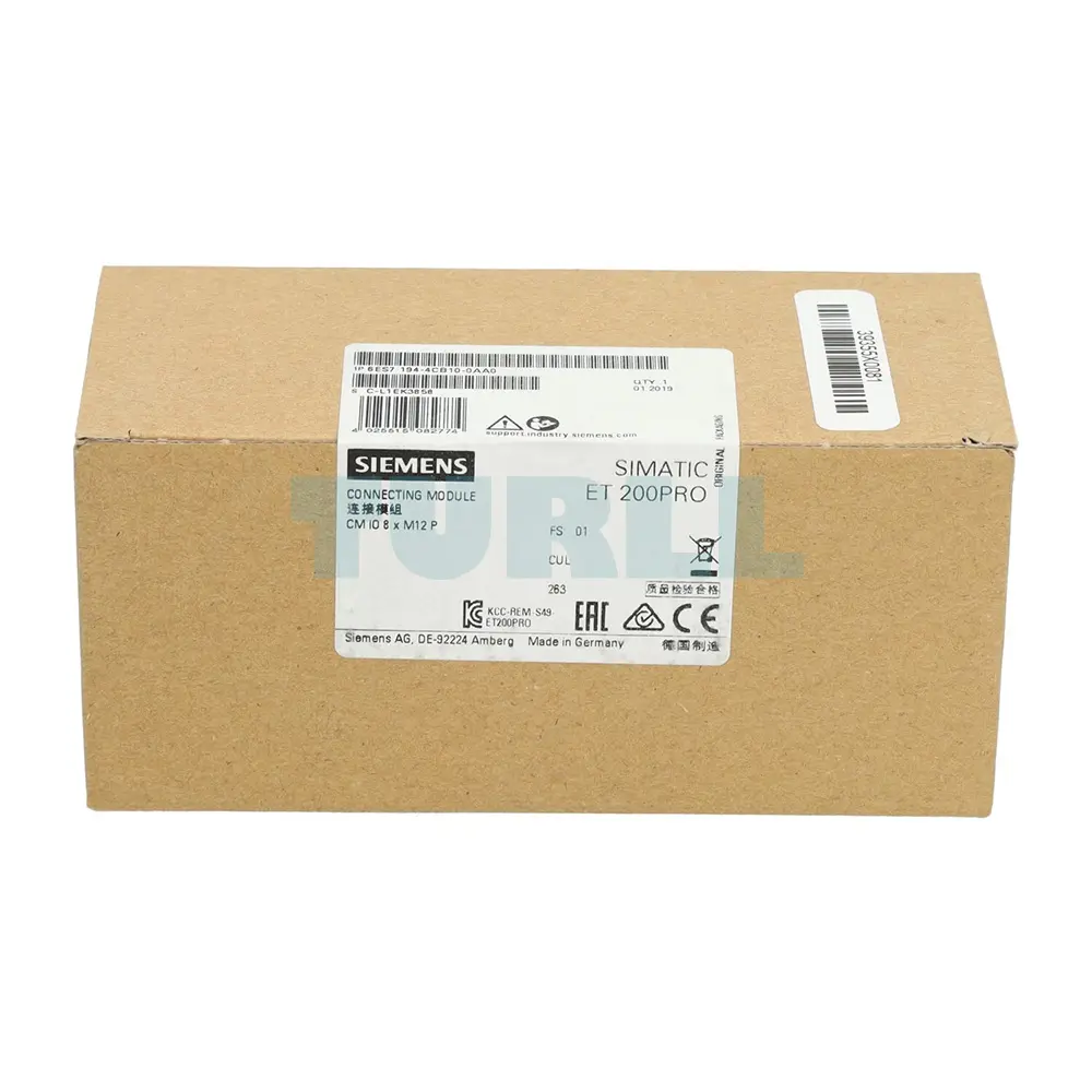 6ES7194-4CB10-0AA0 SIEMENS Exclusive SIMATIC DP ET 200 PRO Connection Module Original Brand New 2 6ES7194-4CB10-0AA0 Siemens SIMATIC DP Connection Module