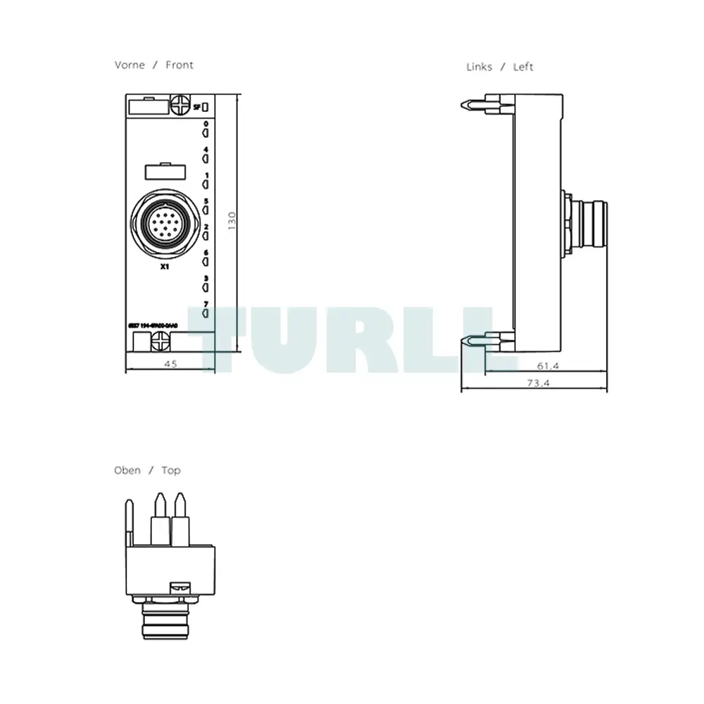 6ES7194-4FA00-0AA0 Siemens SIMATIC DP Connection Module Original Brand New 4 6ES7194-4FA00-0AA0 Siemens SIMATIC DP Connection Module