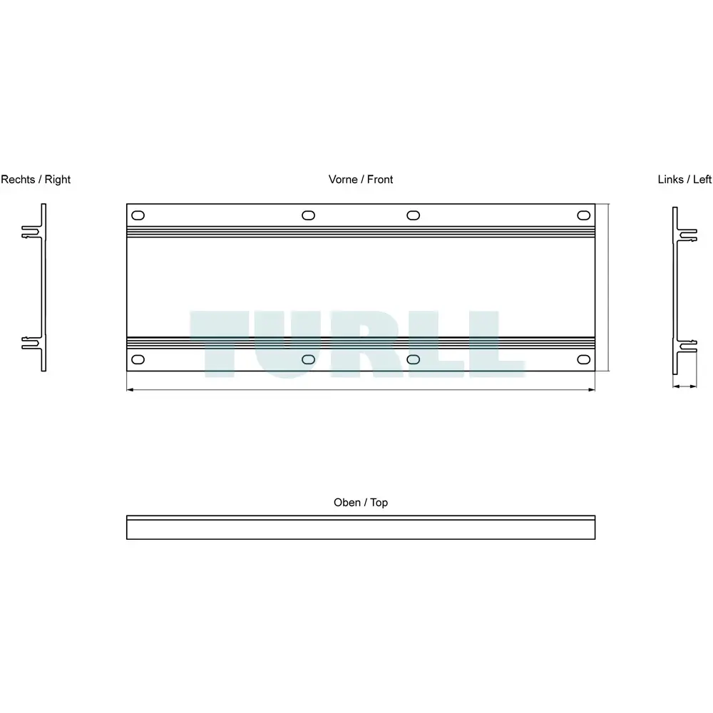 6ES7194-4GA00-0AA0 Siemens SIMATIC DP Module Rack Slim Design
