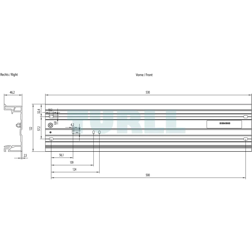 6ES7195-1GF30-0XA0 Siemens SIMATIC DP Mounting Rail Original Brand New 5 6ES7195-1GF30-0XA0 Siemens SIMATIC DP Mounting Rail