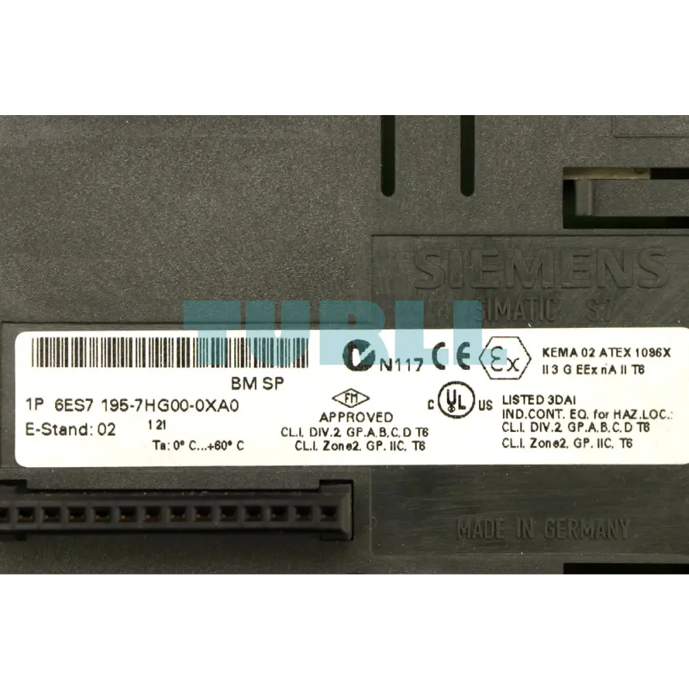 6ES7195-7HG00-0XA0 Siemens SIMATIC S7 Partition Between F and Standard Modules Original Brand New 3 6ES7195-7HG00-0XA0 Siemens SIMATIC S7 Partition Between F and Standard Modules