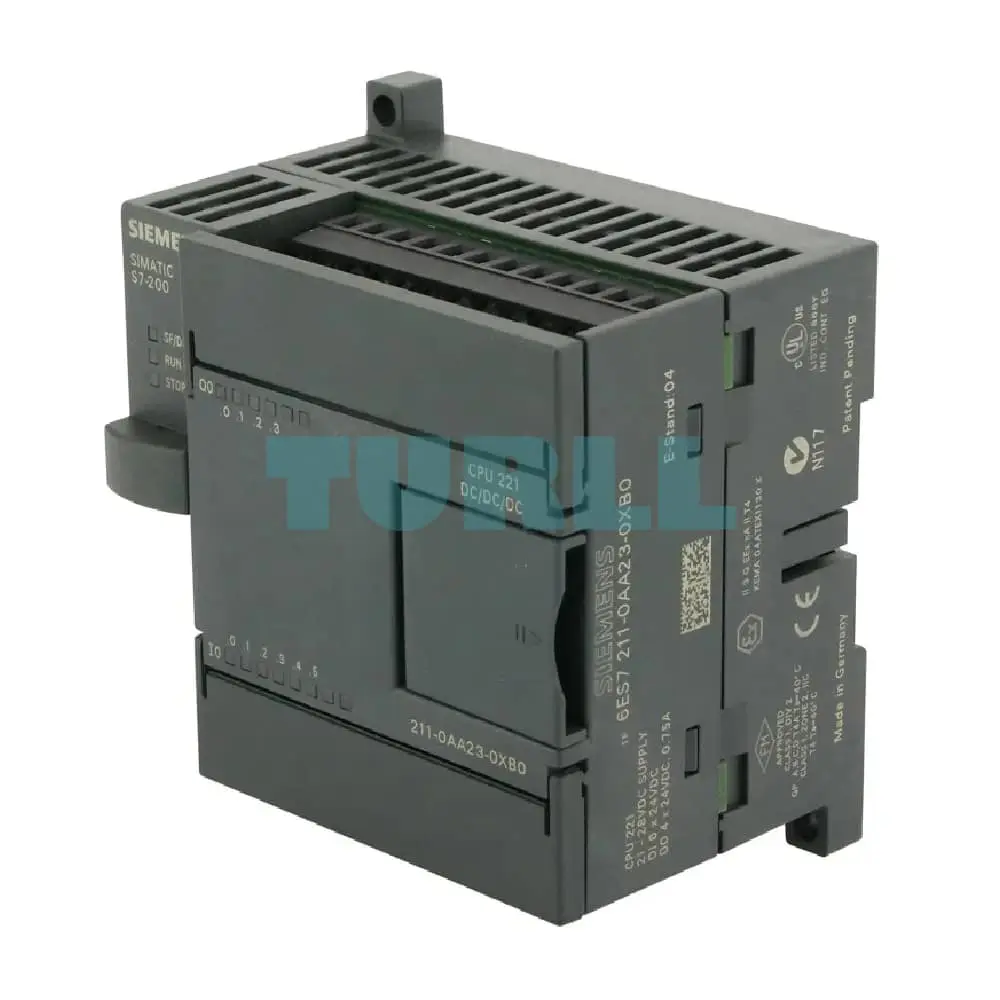 6ES7211-0AA23-0XB0 Siemens SIMATIC S7-200 CPU 221 Compact Unit Original Brand New 5 6ES7211-0AA23-0XB0 Siemens SIMATIC S7-200 CPU 221 Compact Unit