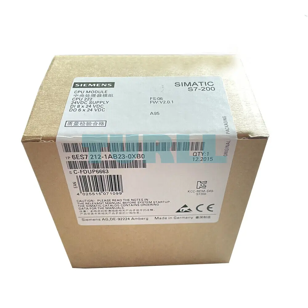 Siemens 6ES7212-1AB23-0XB0 SIMATIC S7-200 CPU 222 Compact PLC Unit Original Brand New 2 Siemens 6ES7212-1AB23-0XB0 SIMATIC S7-200 CPU 222 Compact PLC Unit