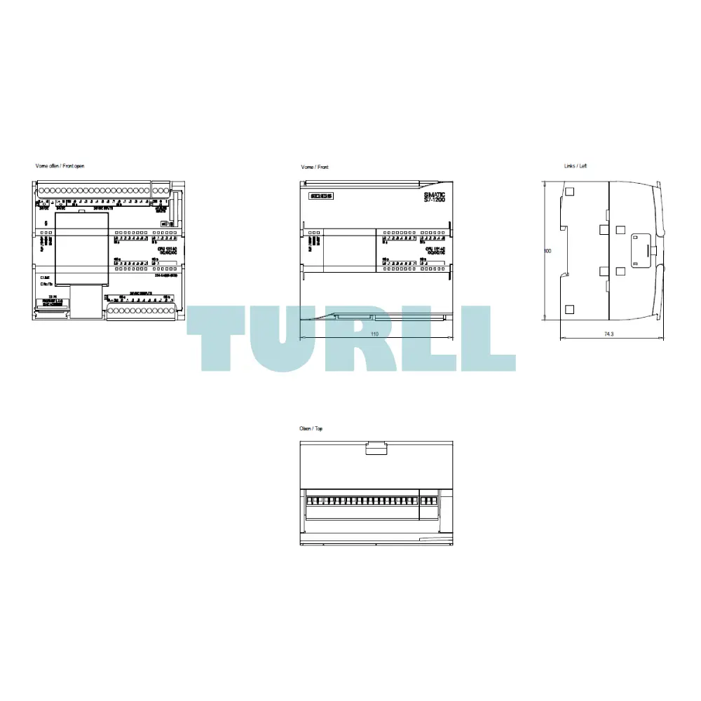Siemens 6ES7214-1AG31-0XB0 SIMATIC S7-1200 CPU 1214C Compact PLC Original Brand New 4 Siemens 6ES7214-1AG31-0XB0 SIMATIC S7-1200 CPU 1214C Compact PLC