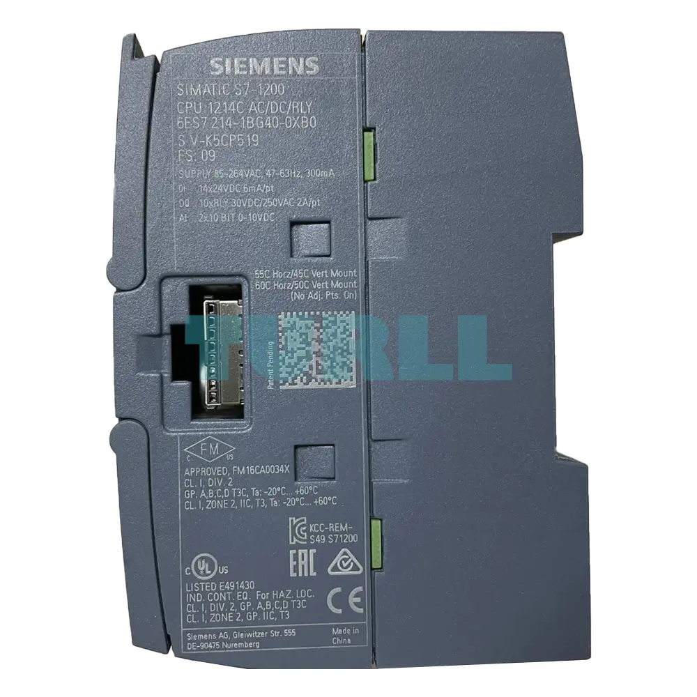 Siemens 6ES7214-1BG40-0XB0 SIMATIC S7-1200, CPU 1214C, Compact PLC Original Brand New 4 Siemens 6ES7214-1BG40-0XB0 SIMATIC S7-1200, CPU 1214C, Compact PLC Original Brand New - Image 4
