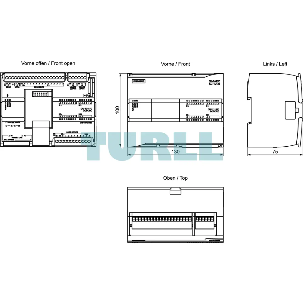 Siemens 6ES7215-1AF40-0XB0 SIMATIC S7-1200F, CPU 1215 FC, 250KB, 2x PROFINET Original Brand New 6 Siemens 6ES7215-1AF40-0XB0 SIMATIC S7-1200F, CPU 1215 FC, 250KB, 2x PROFINET