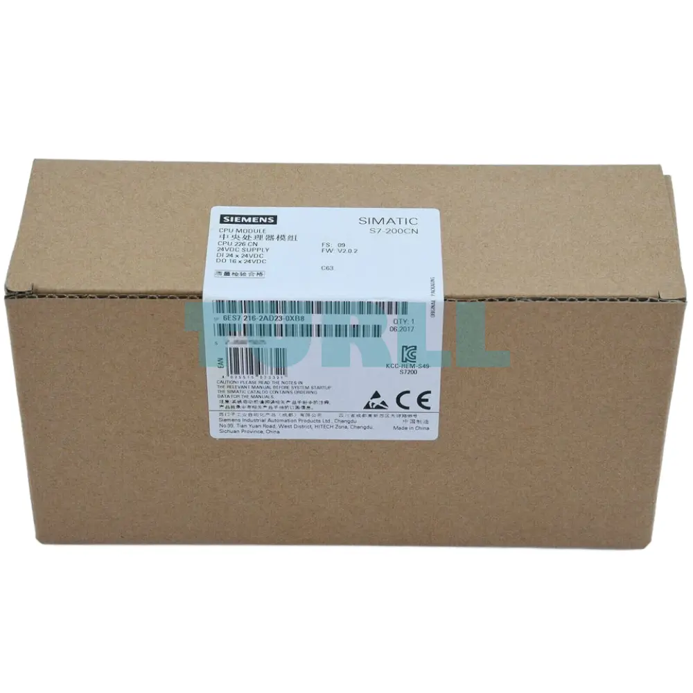 Siemens 6ES7216-2AD23-0XB8 SIMATIC S7-200 CN CPU 226 Compact Controller Original Brand New 5 Siemens 6ES7216-2AD23-0XB8 SIMATIC S7-200 CN CPU 226 Compact Controller