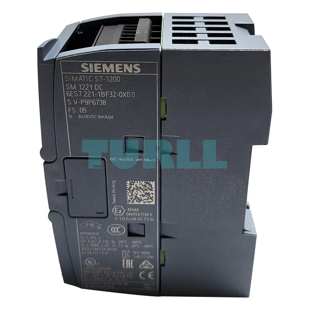 Siemens 6ES7221-1BF32-0XB0 SIMATIC S7-1200 Digital Input Module SM 1221, 8 DI, 24V DC Original Brand New - Image 2