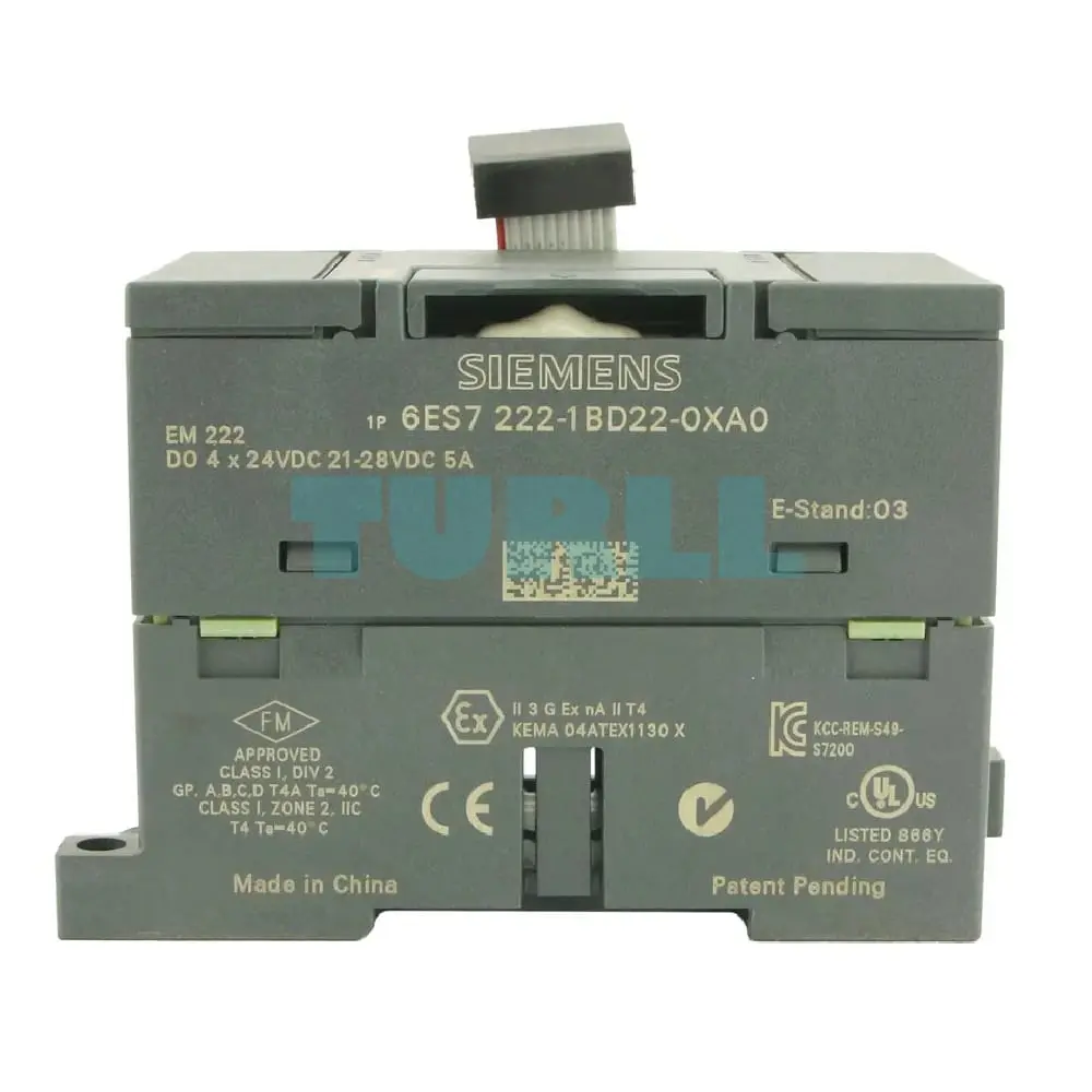 6ES7222-1BD22-0XA0 Siemens SIMATIC S7-200 Digital Output EM 222 Original Brand New 2 6ES7222-1BD22-0XA0 Siemens SIMATIC S7-200 Digital Output EM 222