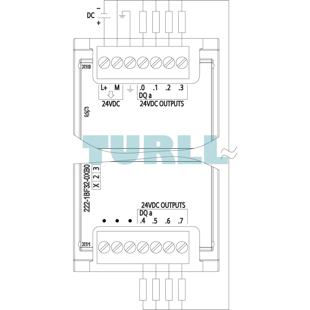 Siemens 6ES7222-1BF32-0XB0 SIMATIC S7-1200 Digital Output SM 1222, 8 DO, 24V DC, 0.5A Original Brand New 4 Siemens 6ES7222-1BF32-0XB0 SIMATIC S7-1200 Digital Output SM 1222, 8 DO, 24V DC, 0.5A