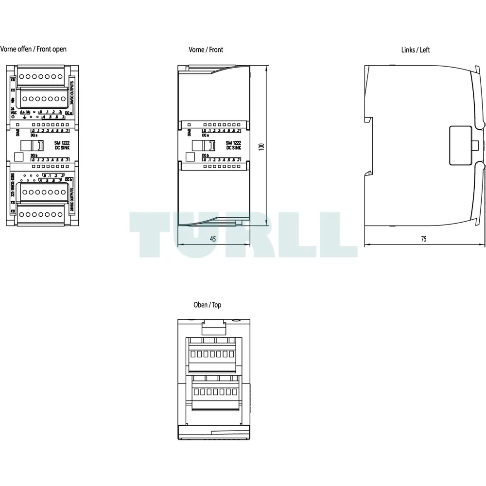 6ES7222-1BH32-1XB0 Siemens SIMATIC S7-1200 Digital Output SM 1222 Original Brand New 5 6ES7222-1BH32-1XB0 Siemens SIMATIC S7-1200 Digital Output SM 1222