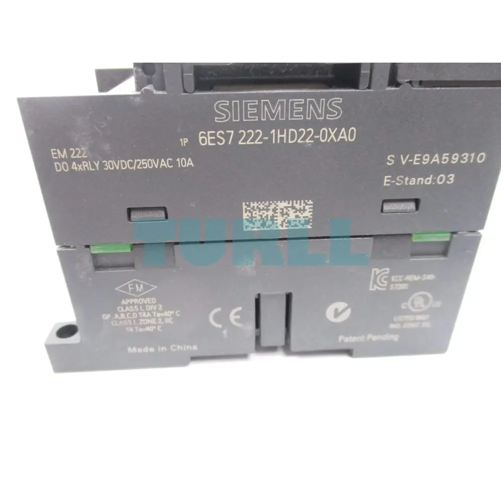 6ES7222-1HD22-0XA0 Siemens SIMATIC S7-200 Digital Output EM 222 Original Brand New 2 6ES7222-1HD22-0XA0 Siemens SIMATIC S7-200 Digital Output EM 222