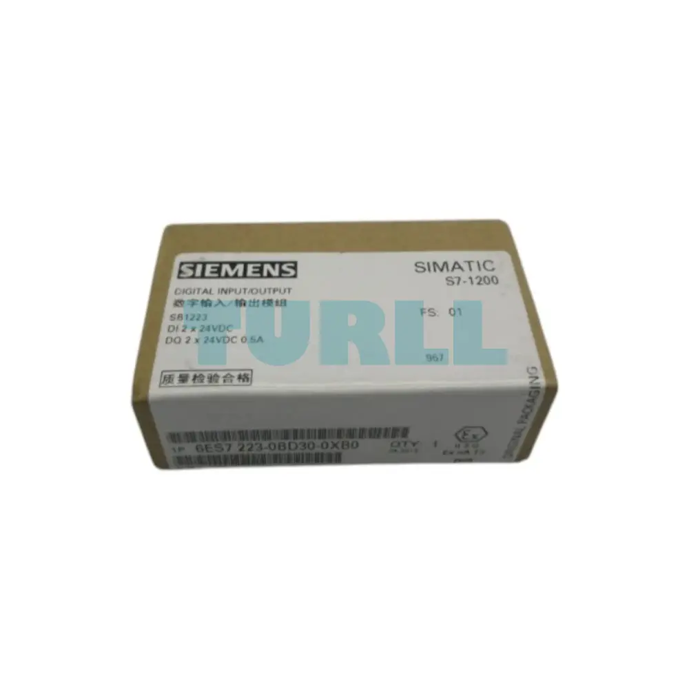 Siemens 6ES7223-0BD30-0XB0 SIMATIC S7-1200 Digital I/O Module SB 1223, 24 V DC