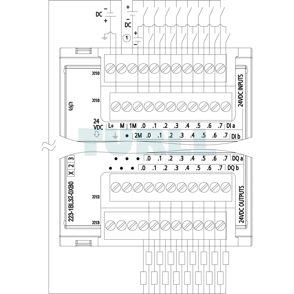 SIEMENS 6ES7223-1BL32-0XB0 SIMATIC S7-1200. DIGITAL I.O SM 1223