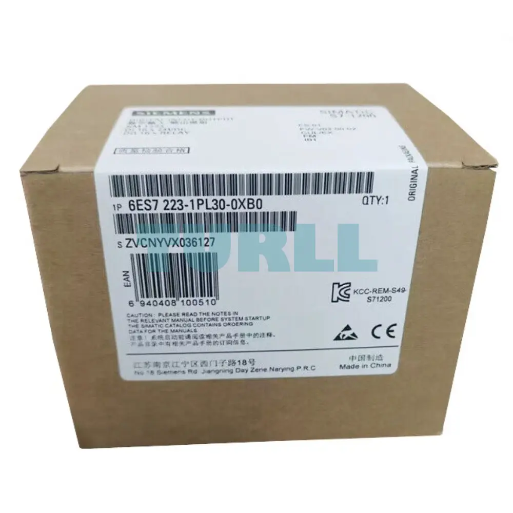 Siemens 6ES7223-1PL30-0XB0 SIMATIC S7-1200 Digital I/O SM 1223, 16 DI / 16 DO Relay Original Brand New 2 Siemens 6ES7223-1PL30-0XB0 SIMATIC S7-1200 Digital I/O SM 1223, 16 DI / 16 DO Relay