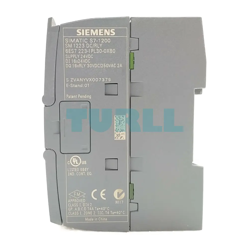 Siemens 6ES7223-1PL30-0XB0 SIMATIC S7-1200 Digital I/O SM 1223, 16 DI / 16 DO Relay Original Brand New 4 Siemens 6ES7223-1PL30-0XB0 SIMATIC S7-1200 Digital I/O SM 1223, 16 DI / 16 DO Relay