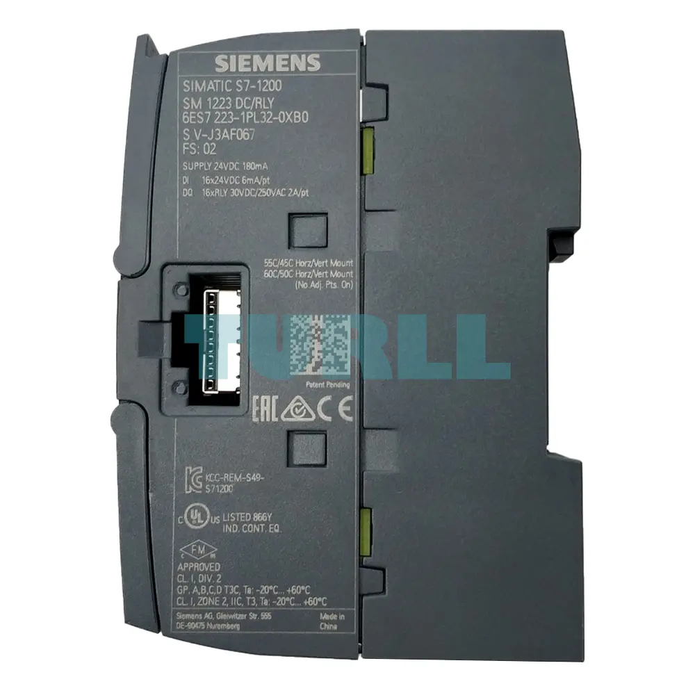 Siemens 6ES7223-1PL32-0XB0 SIMATIC S7-1200, Digital I/O SM 1223, 16 DI / 16 DO Relay Original Brand New - Image 3