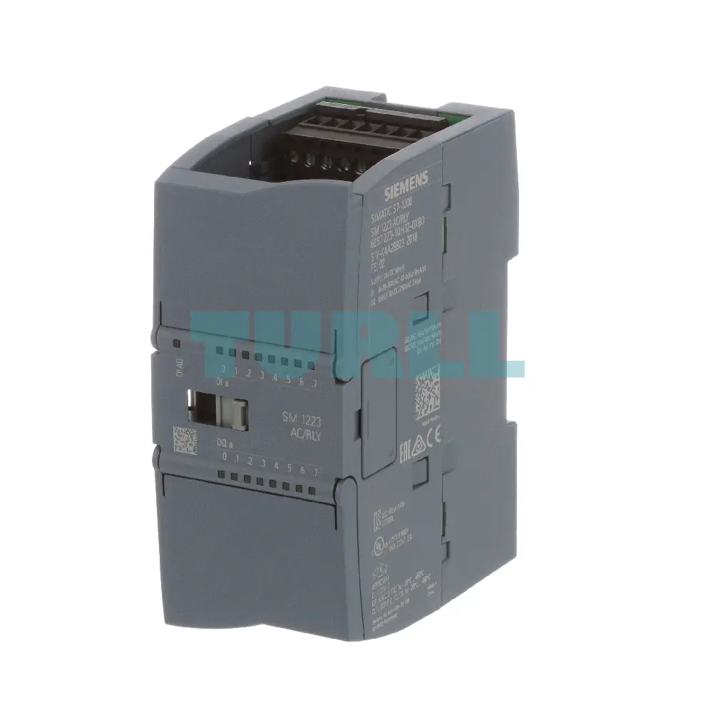 Siemens 6ES7223-1QH32-0XB0 SIMATIC S7-1200, Digital I/O SM 1223, 8 DI AC / 8 DO Relay Original Brand New 2 Siemens 6ES7223-1QH32-0XB0 SIMATIC S7-1200, Digital I/O SM 1223, 8 DI AC / 8 DO Relay