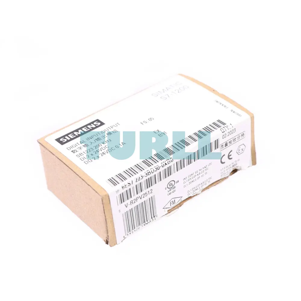 Siemens 6ES7223-3BD30-0XB0 SIMATIC S7-1200, Digital I/O SB 1223, 2 DI/2 DQ, 24 V DC Original Brand New 4 Siemens 6ES7223-3BD30-0XB0 SIMATIC S7-1200, Digital I/O SB 1223, 2 DI/2 DQ, 24 V DC