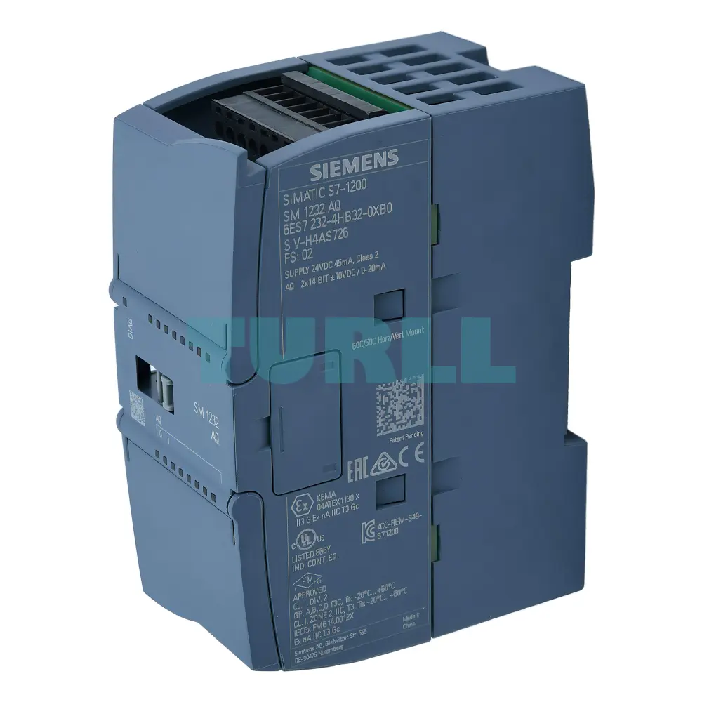Siemens 6ES7232-4HB32-0XB0 SIMATIC S7-1200, SM 1232 Analog Output Module, 2 AO Original Brand New 2 Siemens 6ES7232-4HB32-0XB0 SIMATIC S7-1200, SM 1232 Analog Output Module, 2 AO Original Brand New - Image 2