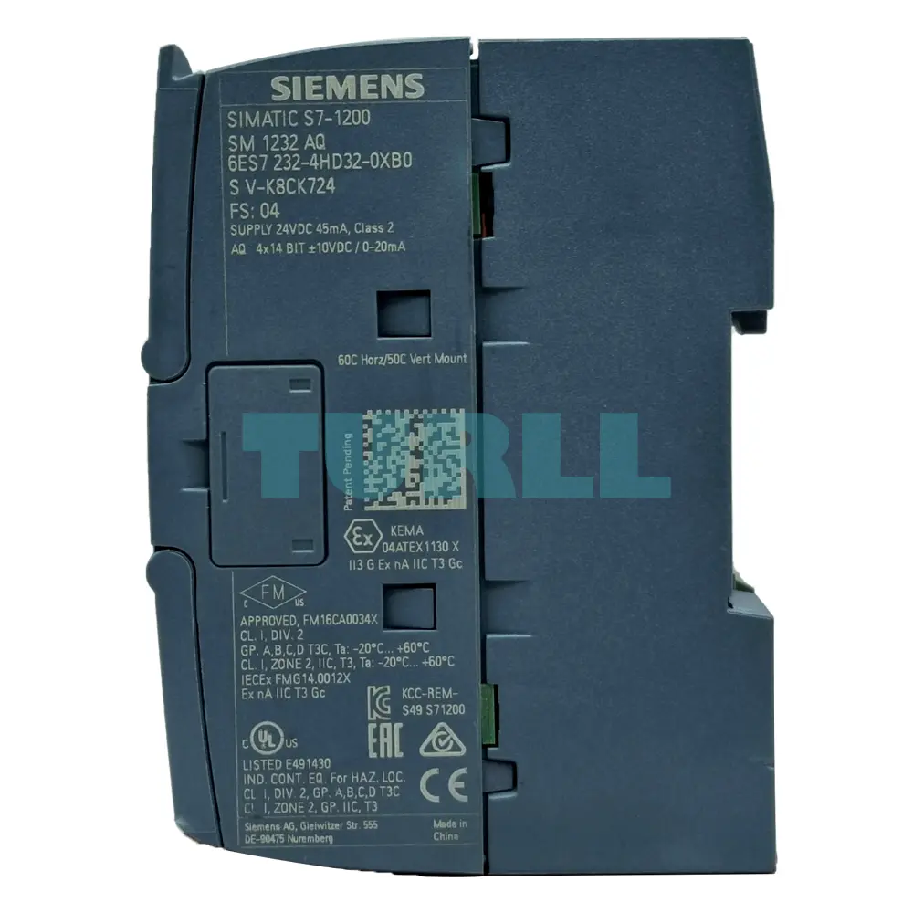 Siemens 6ES7232-4HD32-0XB0 SIMATIC S7-1200, SM 1232, Analog Output Module, 4 AO Original Brand New - Image 5