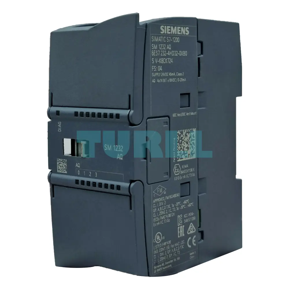 Siemens 6ES7232-4HD32-0XB0 SIMATIC S7-1200, SM 1232, Analog Output Module, 4 AO Original Brand New