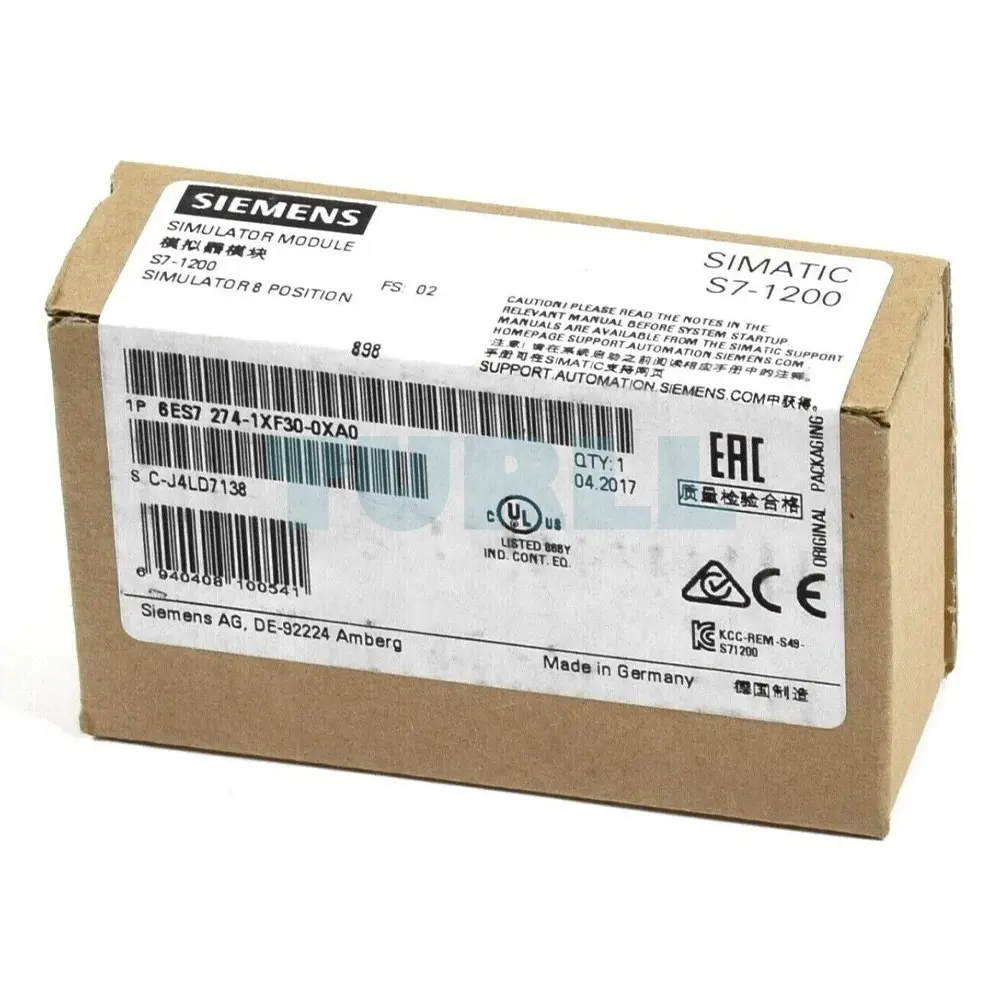 6ES7274-1XF30-0XA0 Siemens SIMATIC S7-1200 Simulator Module SIM 1274 Original Brand New 3 6ES7274-1XF30-0XA0 Siemens SIMATIC S7-1200 Simulator Module SIM 1274