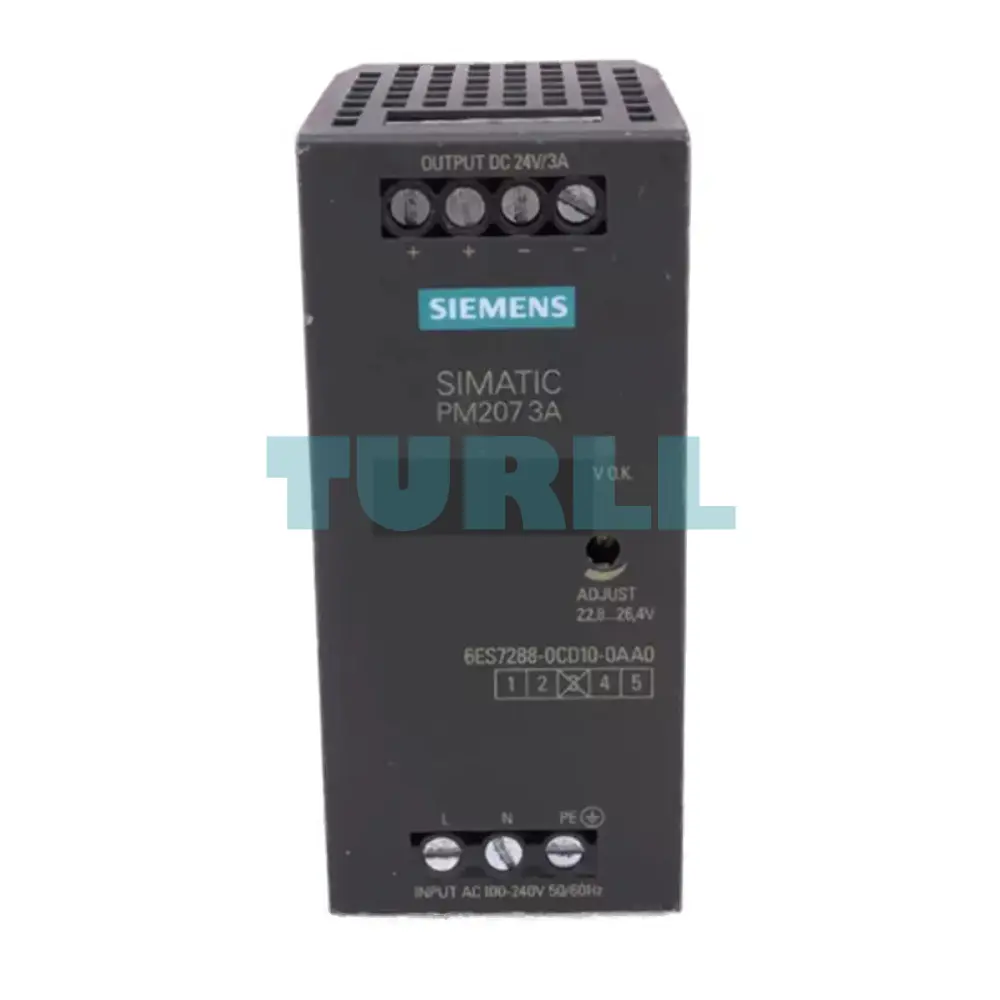 Siemens 6ES7288-0CD10-0AA0 SIMATIC S7-200 Smart Regulated Power Supply 24V 3A