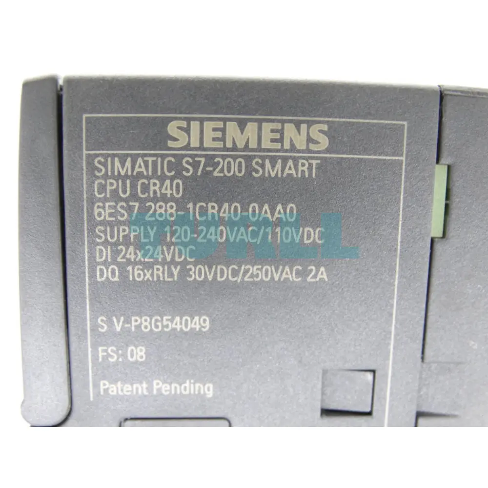 Siemens 6ES7288-1CR40-0AA0 SIMATIC S7-200 SMART CPU CR40 Compact PLC Original Brand New 4 Siemens 6ES7288-1CR40-0AA0 SIMATIC S7-200 SMART CPU CR40 Compact PLC
