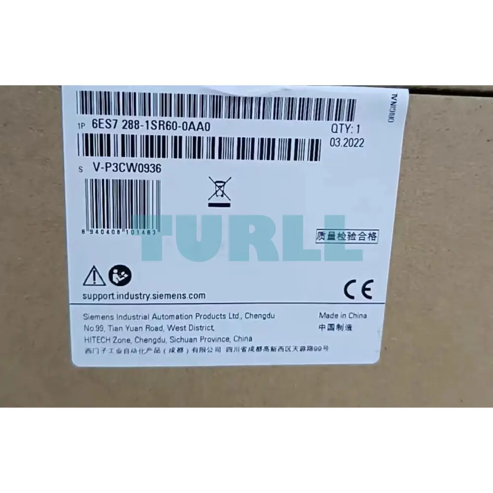 Siemens 6ES7288-1SR60-0AA0 SIMATIC S7-200 SMART CPU SR60, AC/DC/Relay