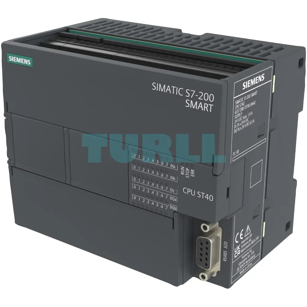6ES7288-1ST40-0AA2 Siemens SIMATIC S7-200 SMART CPU ST40 Original Brand New 1 6ES7288-1ST40-0AA2 Siemens SIMATIC S7-200 SMART CPU ST40