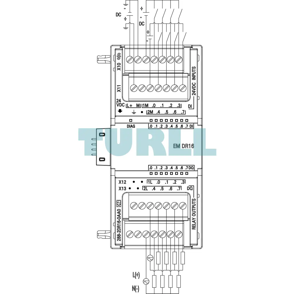 Siemens 6ES7288-2DR16-0AA0 SIMATIC S7-200 SMART Digital I/O SM DR16, 8DI/8DO Relay Original Brand New 4 Siemens 6ES7288-2DR16-0AA0 SIMATIC S7-200 SMART Digital I/O SM DR16, 8DI/8DO Relay