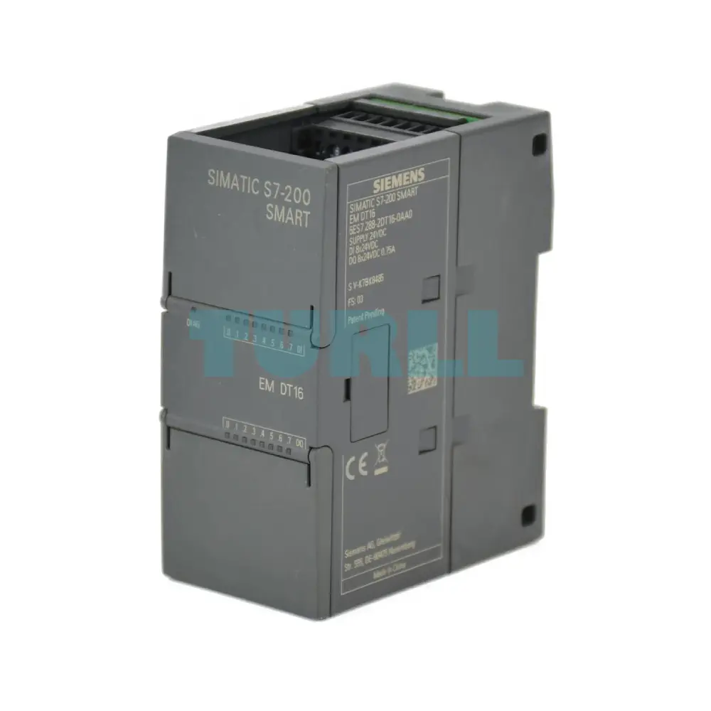 Siemens 6ES7288-2DT16-0AA0 SIMATIC S7-200 SMART Digital I/O SM DT16 Module Original Brand New 1 Siemens 6ES7288-2DT16-0AA0 SIMATIC S7-200 SMART Digital I/O SM DT16 Module