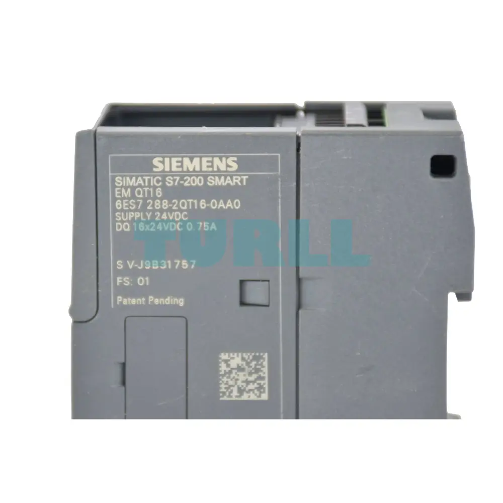 Siemens 6ES7288-2QT16-0AA0 SIMATIC S7-200 SMART Digital Output EM DT16, 16 DO, 24V DC Original Brand New 2 Siemens 6ES7288-2QT16-0AA0 SIMATIC S7-200 SMART Digital Output EM DT16, 16 DO, 24V DC